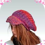 Gebreide Pet, Kleding | Dames, Hoeden en Petten, 56 of 57 cm (M, 7 of 7⅛ inch), Verzenden, Nieuw, Pet