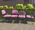 Vintage Kembo Elsrijk Rudolf Wolf eetkamerstoelen set van 4, Huis en Inrichting, Stoelen, Ophalen, Gebruikt, Vier