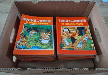 70 Suske en Wiske stripboeken, leesboekjes, vakantieboekjes beschikbaar voor biedingen