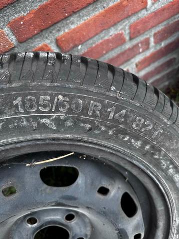 Gebruikte 185/60 R14 Band met Velg beschikbaar voor biedingen