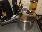 Tefal snelkookpan, Huis en Inrichting, Ophalen of Verzenden, Zo goed als nieuw, Rvs, Koekenpan of Braadpan