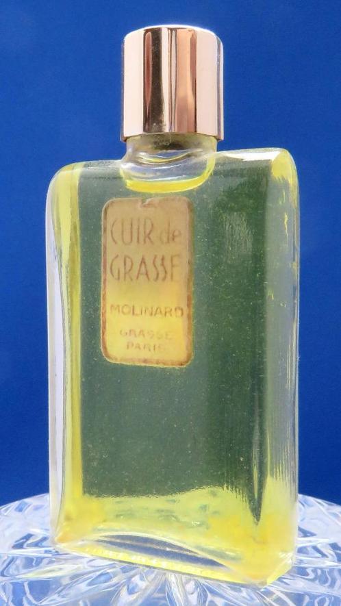 Mini - MOLINARD - Cuir de Grasse - 10ml? - p - 7cm, Verzamelen, Parfumverzamelingen, Gebruikt, Miniatuur, Ophalen of Verzenden