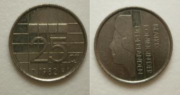 PD02620 Beatrix 25 cent 1982 beschikbaar voor biedingen