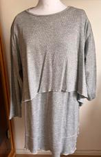 2- delig hempje en topje in grijs maat 40 van Top Design, Ophalen of Verzenden, Zo goed als nieuw, Grijs