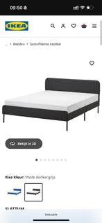 IKEA bed, Ophalen, Eenpersoons, Wit, 140 cm