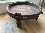 Indiase koffietafel (Chakki tafel), Huis en Inrichting, Ophalen, Zo goed als nieuw, Rechthoekig, Minder dan 50 cm