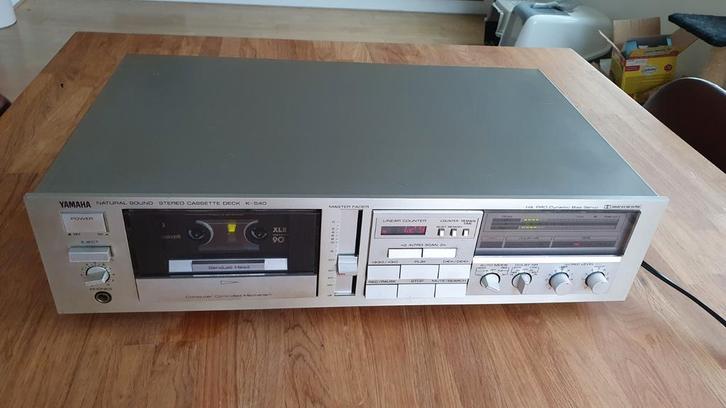 Goed werkende Yamaha K540 cassette deck (dolby B-C HX pro), Audio, Tv en Foto, Cassettedecks, Enkel, Overige merken, Auto-reverse