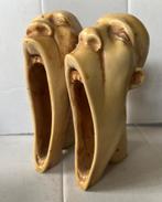 beeld van 2 schreeuwende mannen Hoogte 15cm, Ophalen of Verzenden