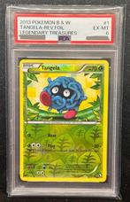 Tangela #1 Pokemon Legendary Treasures PSA6, Hobby en Vrije tijd, Verzamelkaartspellen | Pokémon, Verzenden, Zo goed als nieuw