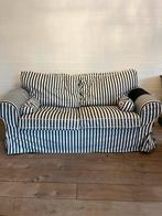 IKEA Bank Ektorp met gestreepte hoes, Huis en Inrichting, Ophalen, 150 tot 200 cm, Driepersoons, 75 tot 100 cm