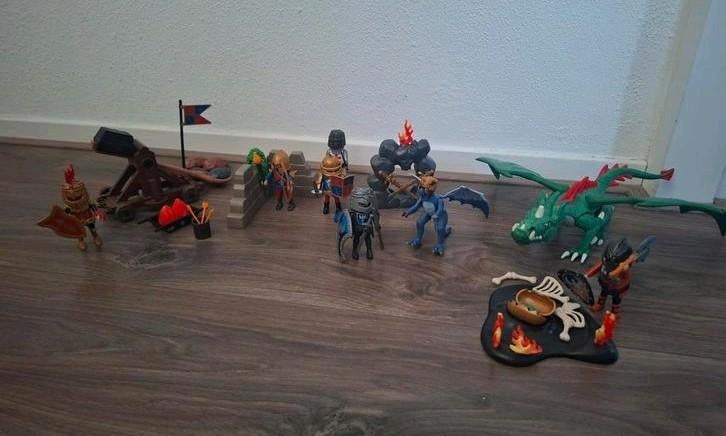 Playmobil ridders en draken, Ophalen of Verzenden, Gebruikt