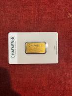 5 gram goudbaar C. Hafner met certificaat, Ophalen of Verzenden, Goud