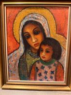 Schilderij van Maria met kind, Antiek en Kunst, Kunst | Schilderijen | Klassiek, Ophalen of Verzenden
