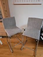 Barkruk ikea volfgang grijs, Huis en Inrichting, Barkrukken, Ophalen, Met voetsteun, 60 tot 90 cm, Zo goed als nieuw