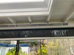 GRATIS wind screen, Renson, 4.49 x 2.60 m. Motor is stuk, Ophalen