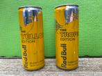 Red Bull blikjes ( Yellow edition ) en ( Tropical edition ), Verzamelen, Nieuw, Ophalen of Verzenden, Formule 1