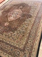 Perzisch tapijt handgeknoopt Bidjar Herati oosters, 200 cm of meer, Bruin, 200 cm of meer, Gebruikt