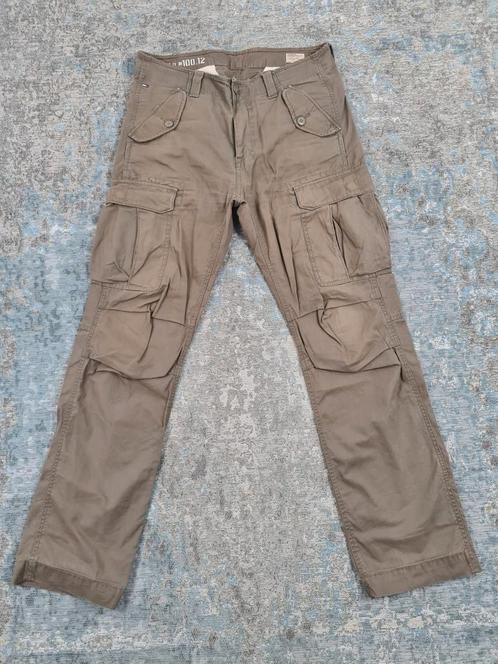 Tommy Hilfiger AWOL CARGO W34 L34 Straight Katoen Bronno3434, Kleding | Heren, Broeken en Pantalons, Zo goed als nieuw, Maat 52/54 (L)