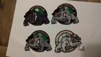 Rotterdam pitbull bulldog hond patch biker embleem kleding, Ophalen of Verzenden, Nieuw