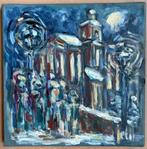 Fraai schilderij, expressionistische stijl, gesigneerd, Ophalen of Verzenden