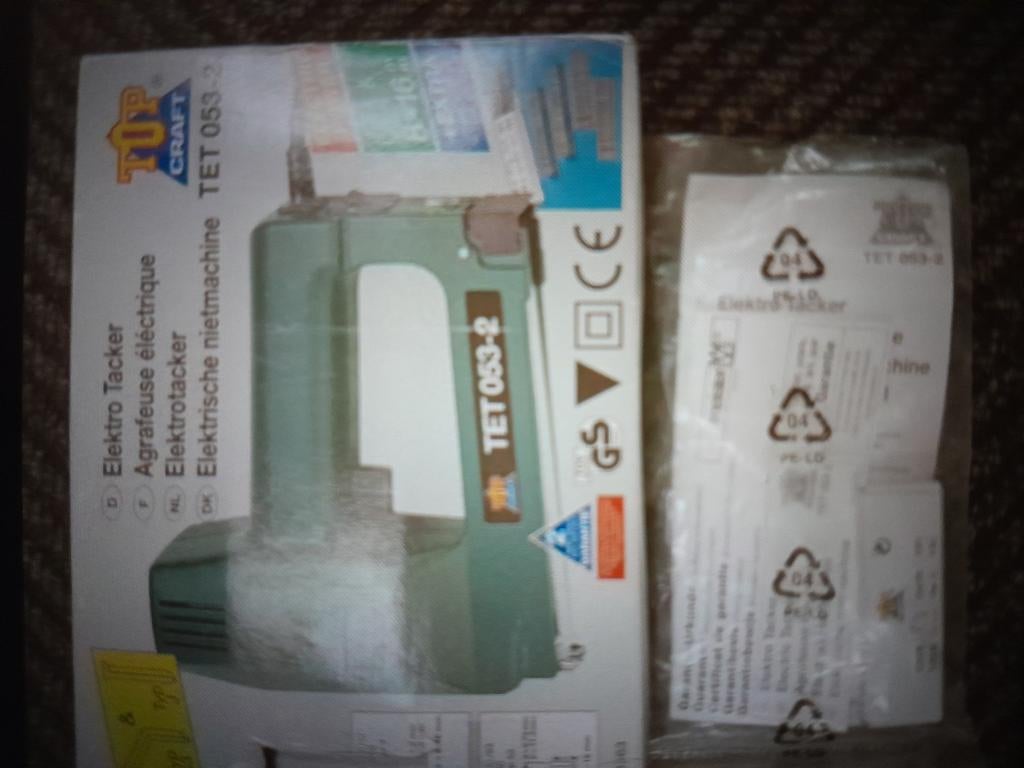 Top Craft Elektrische Nietmachine TET 053-2, Doe-het-zelf en Verbouw, Ophalen of Verzenden, Gebruikt