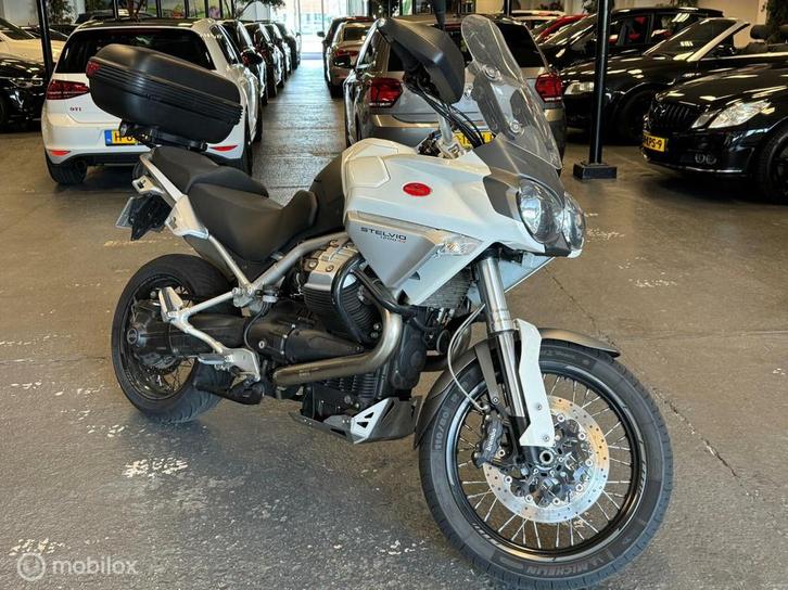 Moto Guzzi Stelvio ABS KOFFER/VERWARMING/WINDSCHERM, Motoren, Motoren | Moto Guzzi, Bedrijf, Toermotor, meer dan 35 kW, ABS, Traction Control