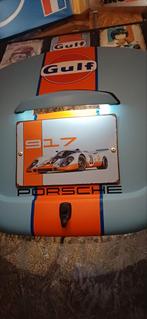 VW Kever Motorklep Decoratie Mancave Gulf Porsche, Ophalen of Verzenden