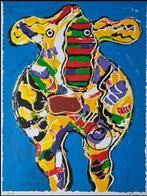 Peter Diem (1945) - Bonte Koe, Antiek en Kunst, Kunst | Litho's en Zeefdrukken, Ophalen of Verzenden