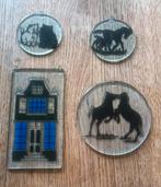 Retro glazen raam hangers, Ophalen of Verzenden, Zo goed als nieuw