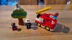 LEGO DUPLO Brandweertruck - 10901, Kinderen en Baby's, Speelgoed | Duplo en Lego, Ophalen of Verzenden, Zo goed als nieuw, Complete set