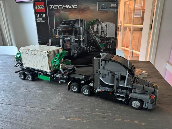 Lego Technic 42078 Mack Anthem Compleet, Kinderen en Baby's, Speelgoed | Duplo en Lego, Gebruikt, Lego, Complete set, Ophalen of Verzenden