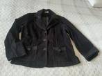 sportief zwart rib jasje Yessica maat 44, Ophalen, Maat 42/44 (L), Zo goed als nieuw, Jasje