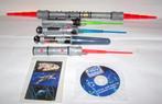 5 Episode 1 Star Wars zwaarden + set kaarten en CD etc., Ophalen of Verzenden, Zo goed als nieuw, Replica