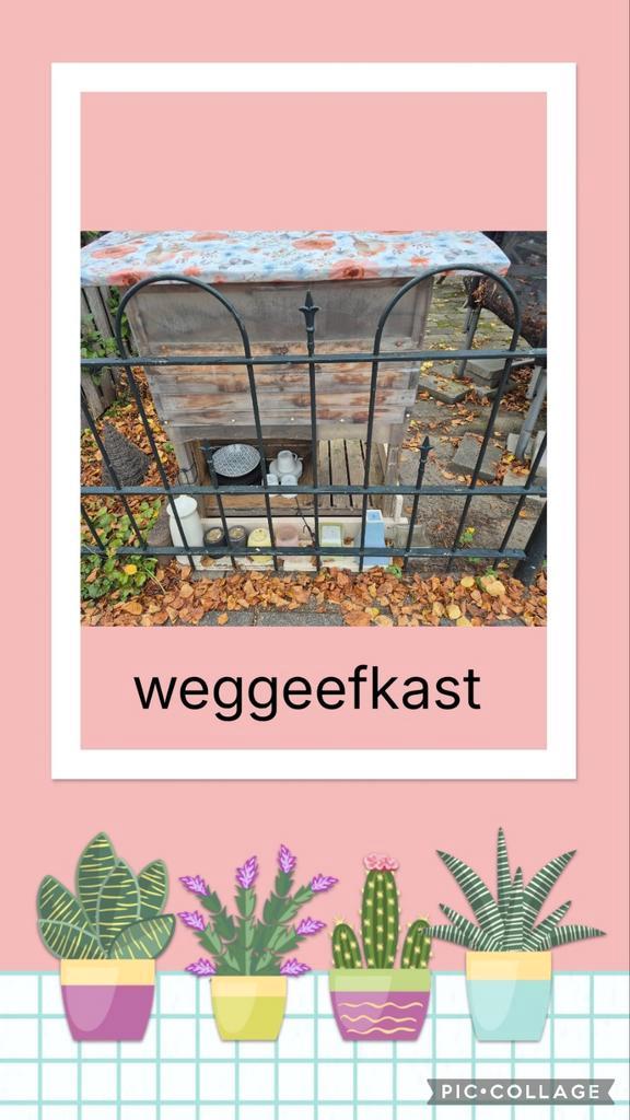 Weggeefkast Westerkoog - gratis - geef wat je kunt missen!!, Huis en Inrichting, Overige Huis en Inrichting, Gebruikt, Ophalen