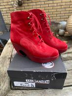 Prachtige schoenen van Jan Jansen mt. 39, Rundholz, Ophalen of Verzenden, Zo goed als nieuw, Rood