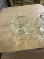 glazen potten, Huis en Inrichting, Keuken | Potten en Pannen, Ophalen, Zo goed als nieuw, Glas, Pot, Bus of Blik