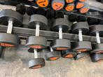 Ziva pu Urethane dumbells 32-40 kg dumbell set gewichten, Sport en Fitness, Fitnessmaterialen, Ophalen, Dumbbell, Gebruikt, Ziva