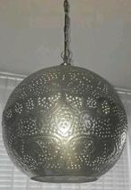 Oosterse Hanglamp Zilver - Sfeervol Licht, Huis en Inrichting, Lampen | Hanglampen, Ophalen, Zo goed als nieuw, Oosters, Metaal