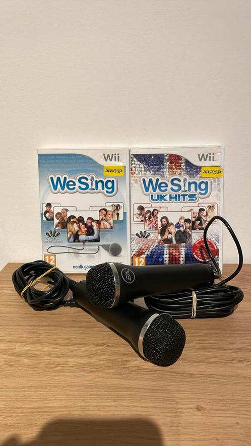 We sing en we sing UK hits compleet met 2 microfoons, Spelcomputers en Games, Games | Nintendo Wii, Zo goed als nieuw, Muziek