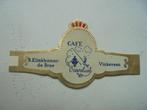 Sigarenband café Visserslust in VINKEVEEN Klinkhamer De Bree, Verzamelen, Ophalen of Verzenden, Zo goed als nieuw, Sigarenbandjes