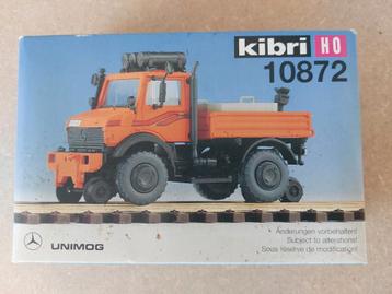 Kibri 10872 Mercedes-Unimog zweiwegfahrzeug.H0 1:87 model beschikbaar voor biedingen