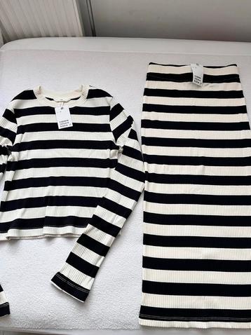 H&M Tricot Set Rok + Trui - Nieuw met Etiket beschikbaar voor biedingen