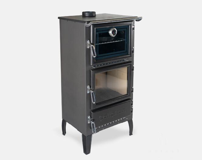 Stalen Houtkachel met oven | ÇALIŞKAN Model 306 12kw, Huis en Inrichting, Kachels, Nieuw, Vrijstaand, Houtkachel, Hout, Ophalen of Verzenden