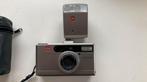 Leica minilux zoom met flitser en leren tas, Audio, Tv en Foto, Fotocamera's Analoog, Ophalen of Verzenden, Zo goed als nieuw