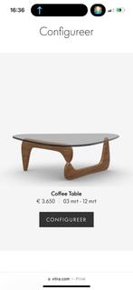 Originele nieuwe Vitra Noguchi walnoot LP € 3.650,-, Ophalen of Verzenden, Nieuw, Rond, Minder dan 50 cm
