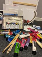Compleet Schilderspakket - Acryl, Doeken, Penselen, Ophalen of Verzenden, Gebruikt, Acrylverf