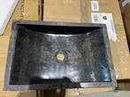 Wasbak | Wastafel | Marmer | 45x30x12 | Natuursteen | Zwart, Steen, Statenweg 34A, 5428 GG, Venhorst, Noord-Brabant, Nederland