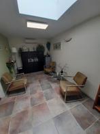 2 Buffel Lederen Fauteuils - Tijdloos Design, Huis en Inrichting, Ophalen, Gebruikt, 75 tot 100 cm, Tijdloos