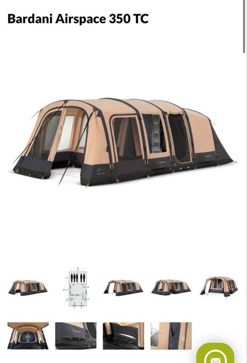 Bardani Airspace 350 TC oppomptent, Caravans en Kamperen, Tenten, tot en met 5, Zo goed als nieuw, Ophalen