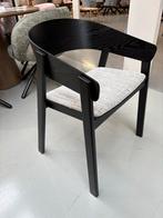 Edo Houten Armstoel Zwart - Nieuw op voorraad!, Huis en Inrichting, Stoelen, Zwart, Nieuw, Ophalen of Verzenden, Vijf, Zes of meer stoelen